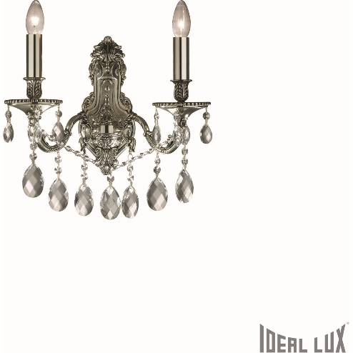 GIOCONDA AP2 ARGENTO Ideal Lux 044910 nástenné svietidlo