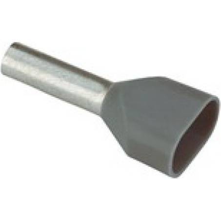 DD 4-12 sivé dvojité potrubie s prierezom 2x4,0mm2 / 12mm