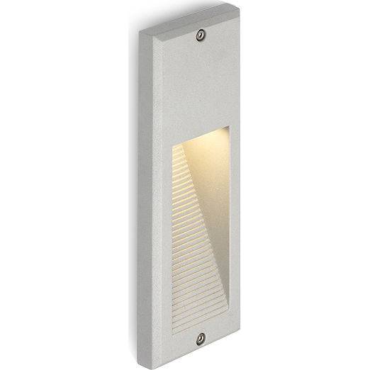 R10557 FACA zapustená strieborná šedá 230V LED 2W 31° IP54 3000K SLV