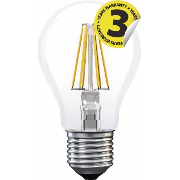 Z74271 LED žiarovka Filament A60 A++ 8W E27 neutrálna biela EMOS Lighting