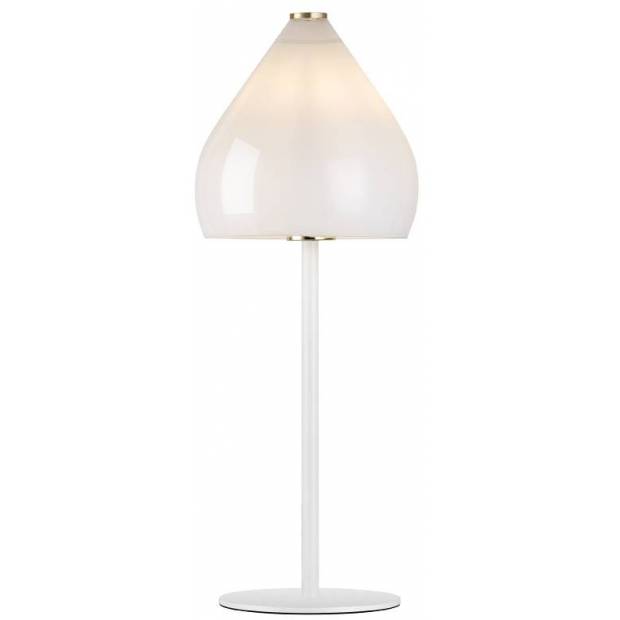 NL 46125001 NORDLUX 46125001 Shadow - Moderná sklenená stolová lampa 56,5 cm, opálovo biela Nordlux