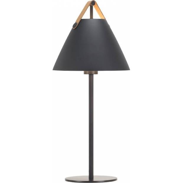 NL 46205003 NORDLUX 46205003 Strap - Dizajnová stolová lampa 55 cm, čierna Nordlux