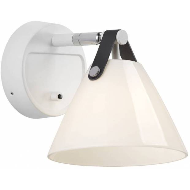 NL 46241001 NORDLUX 46241001 Remienok - Sklenená dizajnová lampa 17 cm, biela Nordlux