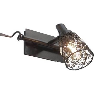 ARAS1R SESSAK ARAS1R Arabella S10012-1R - Nástenná lampa na čítanie antická 25,5 x 7 cm, antická hnedá Nordlux