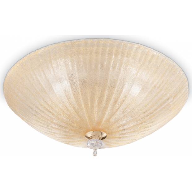 Stropné svietidlo SHELL PL3 AMBRA Ideal Lux 140179