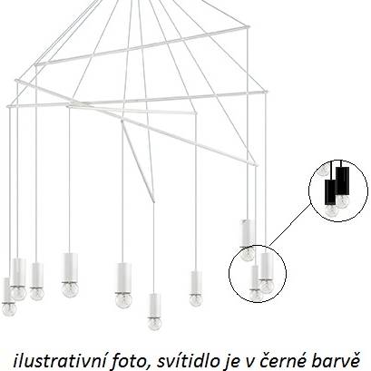 POP SP10 NERO Ideal Lux 158860 závesné stropné svietidlo