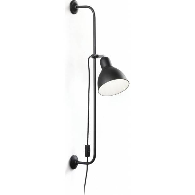 SHOWER AP1 NERO Ideal Lux 179643 nástenné svietidlo