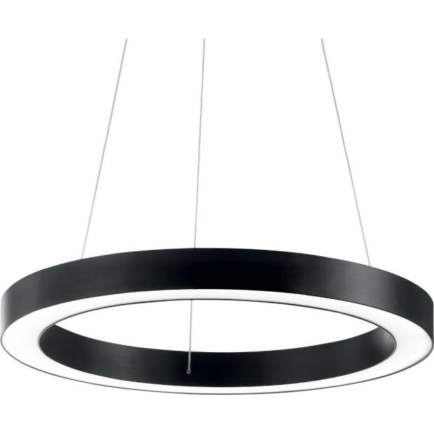 222110 Masívne závesné svietidlo Led ideal lux oracle sp1 d70 nero 1x40w 70cm čierna