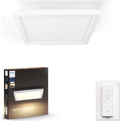 32161/31/P6 Hue Aurelle LED stropné svietidlo 24,5W 2200lm 2200-6500K, biele 30x30cm BT Philips