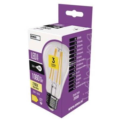 ZF5150 LED žiarovka Filament A60 / E27 / 7,8W (75W) / 1060 lm / teplá biela