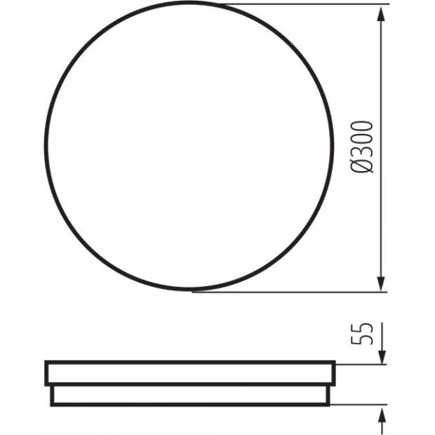 Kanlux BENO ECO 30W CCT O B LED stropné svietidlo 38385