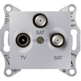 Schneider SDN3502160 SEAT TV-SAT-SAT ALU