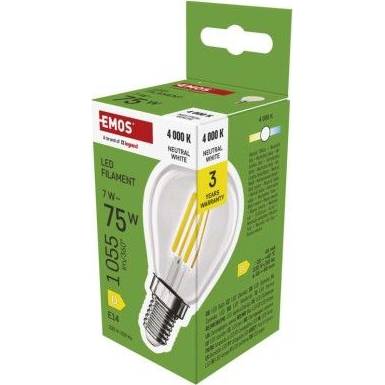 ZF1D53 LED žiarovka Filament Mini Globe / E14 / 7 W (75 W) / 1055 lm / neutrálna biela