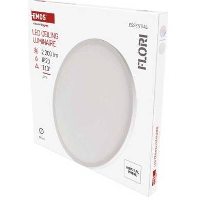 ZM1401 LED svietidlo FLORI okrúhle, biele, 22W, neutrálna biela