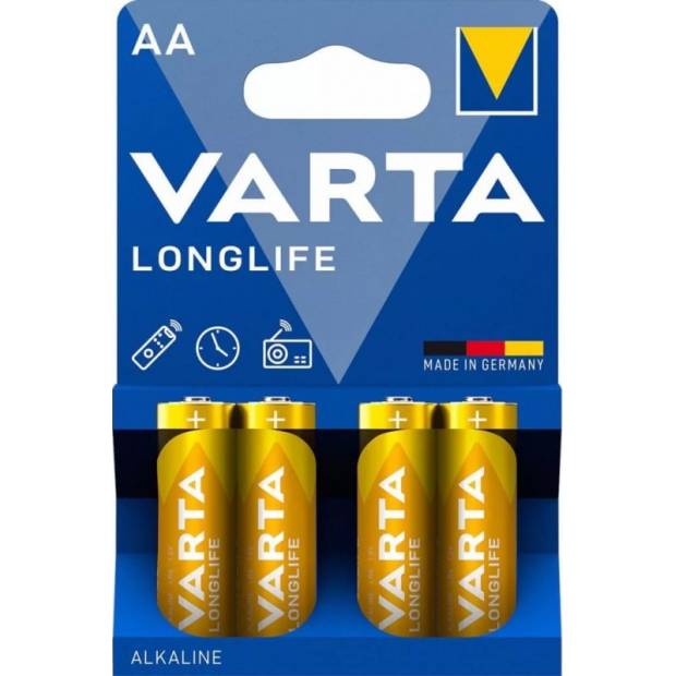 Varta 4106B4 AA R06 alkalická LOGLIFE baterie