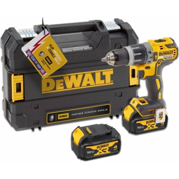 Akumulátorová vŕtačka DeWalt DCD796M2-QW 18V s príklepovým vŕtačom 2x aku Li-Ion 4,0Ah