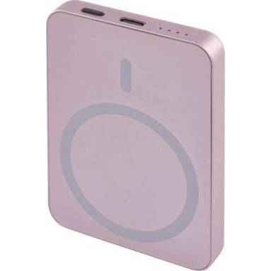 B0555S Powerbank EMOS WI 522, 5000 mAh, 20 W+Bezdrôtová, lososová