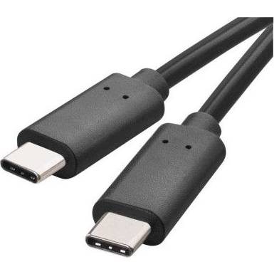 SM7028BL Nabíjací a dátový kábel USB-C / USB-C 2.0, 1 m, čierny