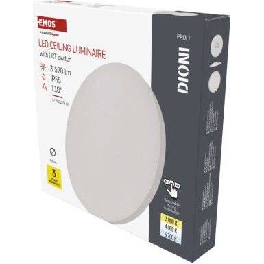 ZM7152 LED svietidlo DIONI kruhové, biele, 32 W, so zmenou CCT