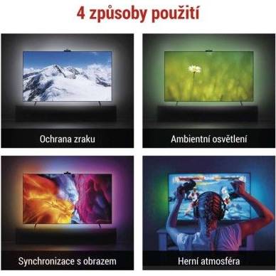 ZTV65 GoSmart Ambientné osvetlenie LED RGB za televízorom 65