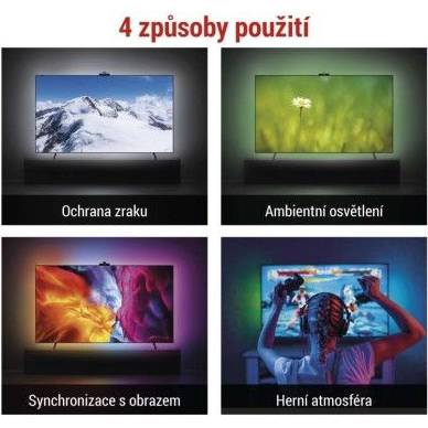 ZTV75 GoSmart Ambientné osvetlenie LED RGB za televízorom 75