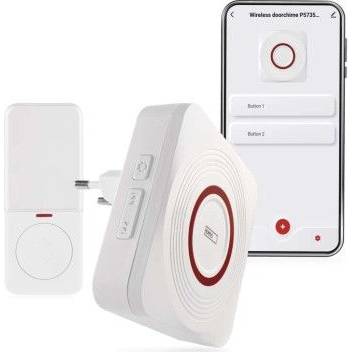 P5735WS GoSmart Bezdrôtový zvonček P5735WS do zásuvky s WiFi